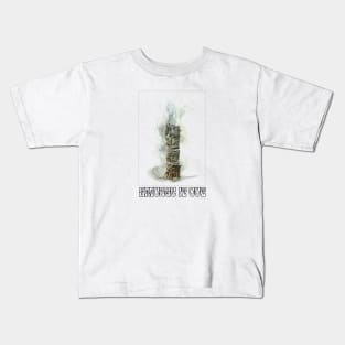 Smudge It Out T-Shirt - Dark Boho Sage Cleansing Kids T-Shirt